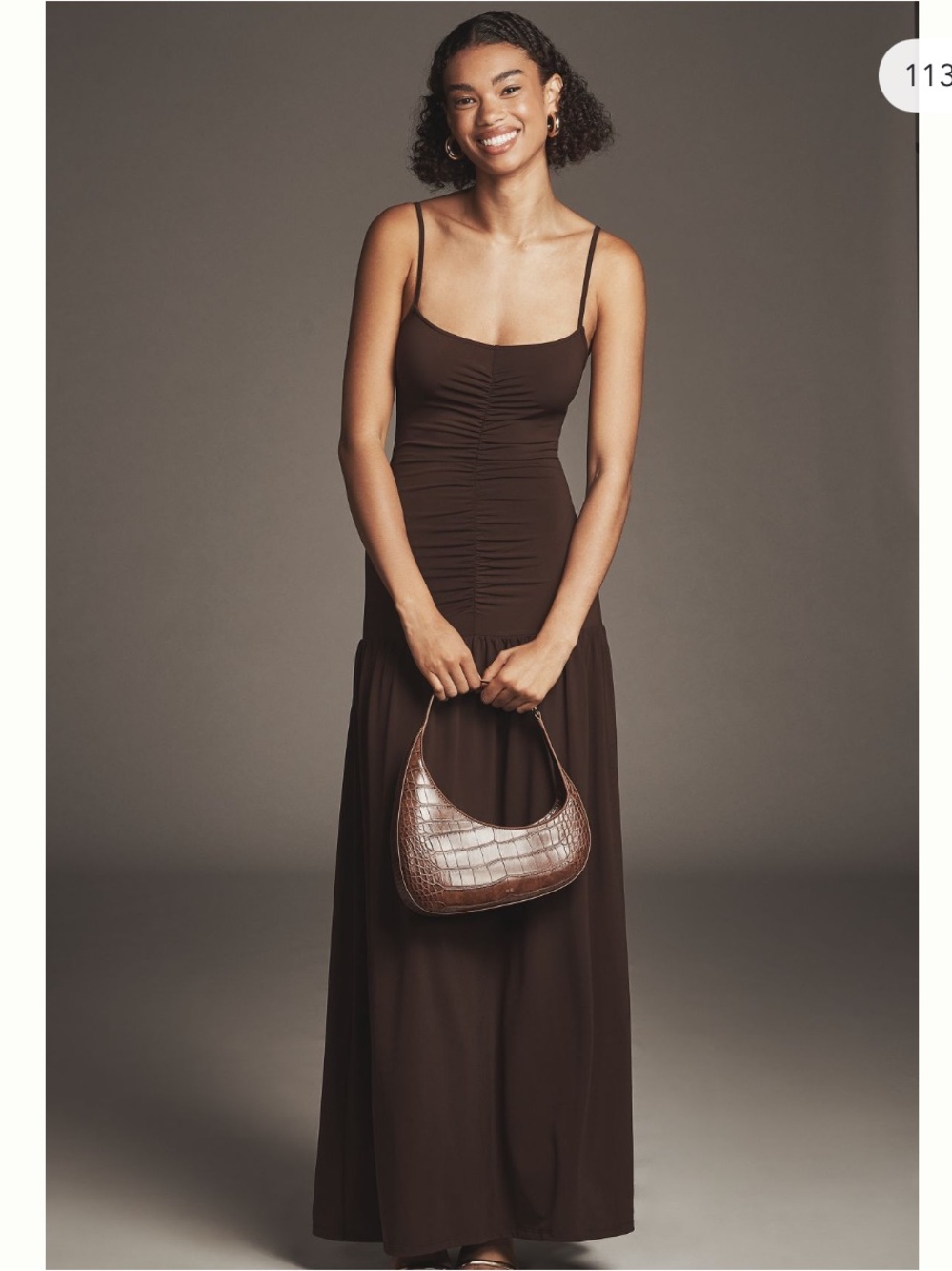WeWoreWhat Drop-Waist Maxi Dress
